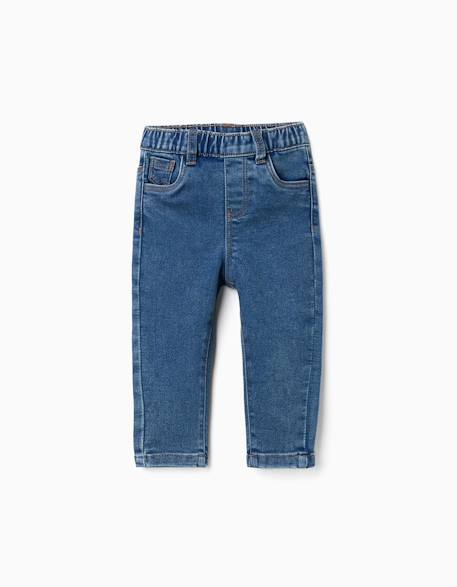 Jegging avec 3 poches Bleu+Bleu foncé 1 - vertbaudet enfant 