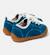 Baskets garçon cuir peu path Jaune pastel+Marine+Rouge moyen 9 - vertbaudet enfant 