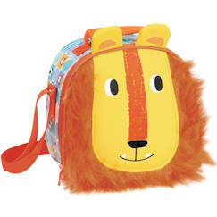 Puériculture-Repas-Vaisselle, coffret repas-Sac gouter lion 3d 23 cm - sac déjeuner