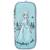 Trousse zippée tissu toile avec imprimé elsa la reine des neiges Bleu / violet / clair 1 - vertbaudet enfant 