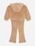 Ensemble en velours Beige+Rose 2 - vertbaudet enfant 