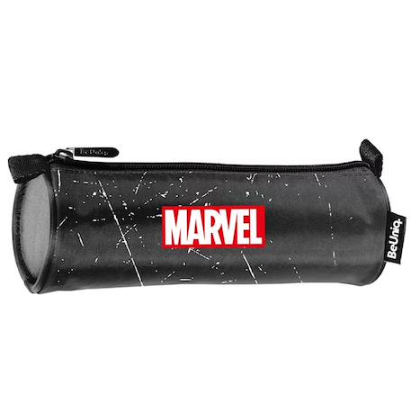 Trousse ronde spider-man polyester motif toile daraignée Noir / blanc 1 - vertbaudet enfant 