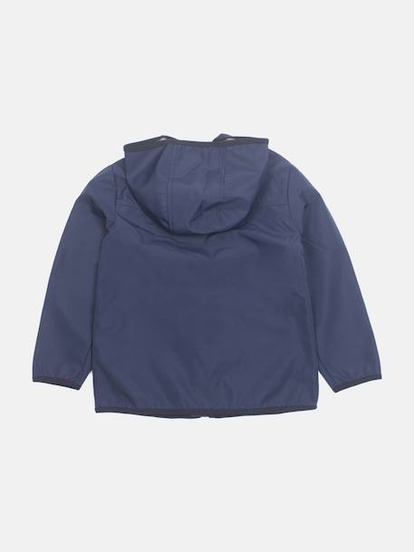 Veste garçon à capuche Bleu foncé 2 - vertbaudet enfant 