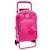 Sac à dos à roulettes barbie fleur 35 cm - maternelle Multicolore 1 - vertbaudet enfant 