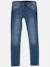 Jean slim enfant Bleu+Bleu clair 1 - vertbaudet enfant 