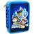 Trousse garnie double compartiment power up pat patrouille 18 cm Bleu / blanc / noir 1 - vertbaudet enfant 