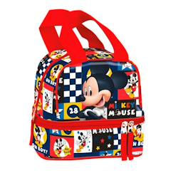 Puériculture-Repas-Vaisselle, coffret repas-Sac goûter mickey superstar - sac déjeuner