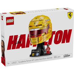 Jouet-Jeux d'imagination-Jeux de construction-Lego 43022 - scuderia ferrari hp casque de lewis hamilton