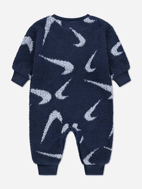 Combinaison garçon en polaire Bleu+Ecru 2 - vertbaudet enfant 