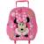 Sac à dos trolley minnie flowers idéal enfant de maternelle 32 cm Rose 1 - vertbaudet enfant 