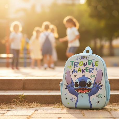 Sac à dos maternelle stitch 31 cm – 1 compartiment zippé Bleu 2 - vertbaudet enfant 
