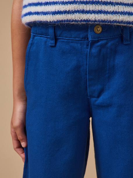 Pantalon large en twill - collection junior Outremer 3 - vertbaudet enfant 
