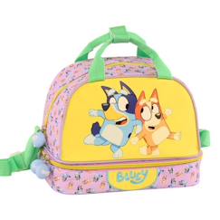 Puériculture-Sac goûter isotherme bluey stickers 21 cm - sac déjeuner