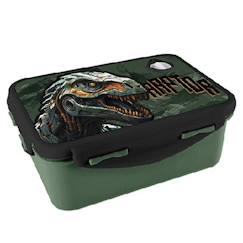 Puériculture-Boîte repas dinosaure raptor en pvc – 17 x 12 x 7 cm