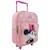 Sac à dos à roulettes minnie motif nœuds pour lécole primaire39 cm Blanc / rose / clair 1 - vertbaudet enfant 