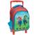Trolley super mario imprimé polyester 31 cm Noir / rouge / blanc 1 - vertbaudet enfant 