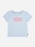 T-shirt fille manches courtes Bleu clair+Rouge 1 - vertbaudet enfant 