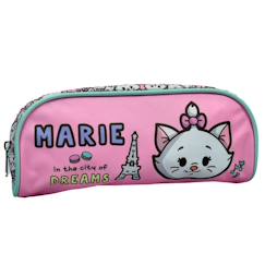 -Trousse scolaire disney à motif marie aristochat 2 compartiments