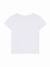 T-shirt fille à manches courtes Blanc 2 - vertbaudet enfant 