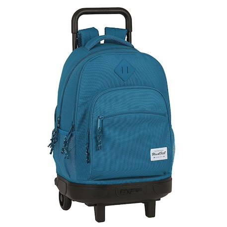 Sac à dos à roulettes blackfit 8 colors 45 cm trolley haut de gamme Bleu marine+Bleu vert 4 - vertbaudet enfant 