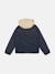 Blouson à capuche Bleu foncé / ecru 2 - vertbaudet enfant 