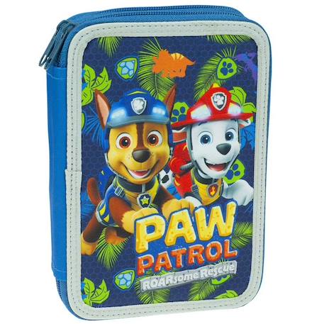 Fille-Accessoires-Trousse garnie avec 2 compartiments motif jungle pat patrouille 20 cm