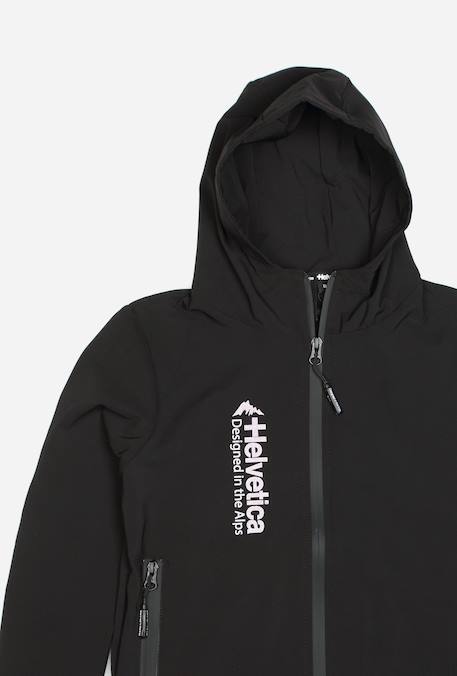 Veste garçon zippé à capuche Noir 3 - vertbaudet enfant 