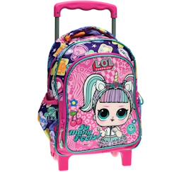 -Sac à dos à roulettes maternelle - imprimé licorne - lol surprise