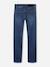 Jean garçon coupe slim Bleu foncé 2 - vertbaudet enfant 