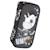 Trousse double compartiment tissu licorne rock 23 cm Gris / noir 1 - vertbaudet enfant 