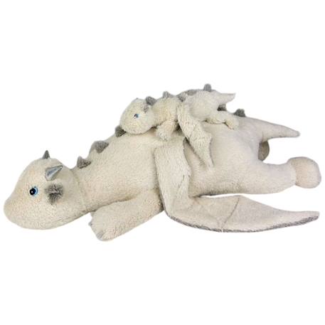 Peluche nemu nemu dragon (20 cm) Ecru, doré 2 - vertbaudet enfant 
