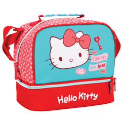 Puériculture-Sac goûter hello kitty the key 21 cm - sac déjeuner