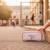Trousse teo jasmin 2 compartiments rectangulaire 22 cm - road trip Blanc / rose / clair+Bleu 2 - vertbaudet enfant 