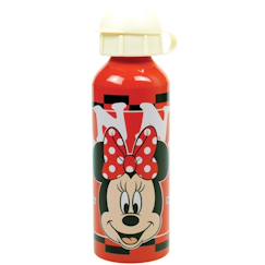 Puériculture-Gourde en aluminium 520 ml minnie mouse à bec tétine