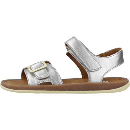 Sandales fille modèle rebound silver bicho Argent gray+Gris moyen 2 - vertbaudet enfant 