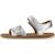 Sandales fille modèle rebound silver bicho Argent gray+Gris moyen 2 - vertbaudet enfant 