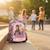 Sac à dos barbie polyester imprimé écossais campus Rose 2 - vertbaudet enfant 