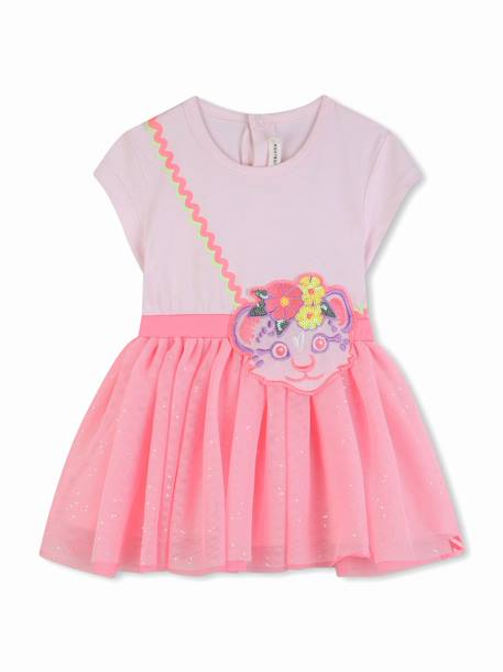 Robe fille en tulle Rose 1 - vertbaudet enfant 