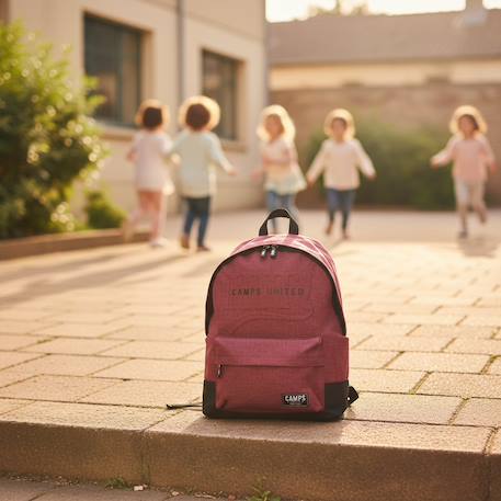 Sac à dos camps united 42 cm - forme borne Noir / rouge 2 - vertbaudet enfant 
