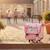 Cartable à roulettes textile poignée télescopique teo jasmin 38 cm Noir / rose / gris 2 - vertbaudet enfant 