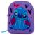 Sac à dos maternelle stitch love motif cœurs et papillons 32 cm Bleu / rose / bleu 1 - vertbaudet enfant 