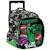 Sac à dos avec roulettes minecraft metro art 30 cm - trolley maternelle Noir / vert / gris 1 - vertbaudet enfant 