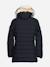 Parka fille matelassée Bleu foncé+Noir 5 - vertbaudet enfant 