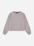 Sweat fille col rond Violet 1 - vertbaudet enfant 