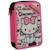 Trousse zip rectangulaire charmmy kitty gothique 18 cm à 2 compartiments Rose/bleu/vert 1 - vertbaudet enfant 