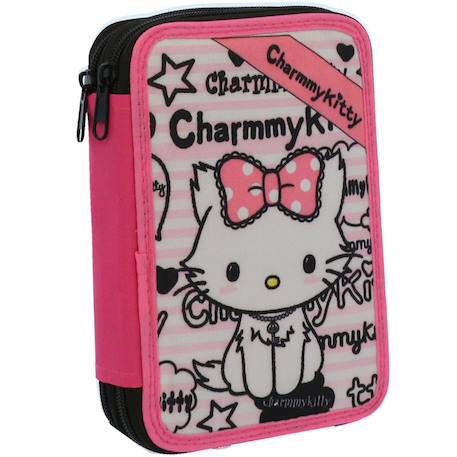 Garçon-Trousse zip rectangulaire charmmy kitty gothique 18 cm à 2 compartiments