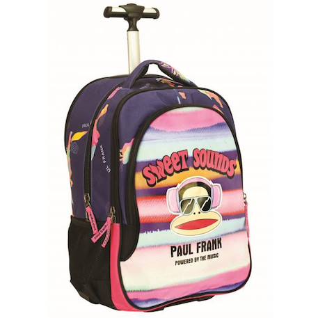 Fille-Accessoires-Sac à dos à roulettes haut de gamme - paul frank sweet sound