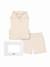 Ensemble garçon 3 pièces Beige+Bleu foncé / blanc 1 - vertbaudet enfant 