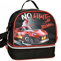 Puériculture-Sac goûter hot wheels no limits 21 cm - sac déjeuner