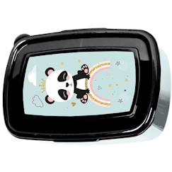 Puériculture-Boîte à goûter rectangulaire pvc 18 cm panda happy days